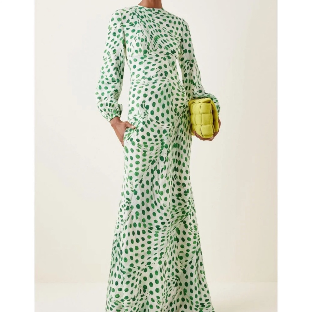 ISO Brandon maxwell green polka dot dress!